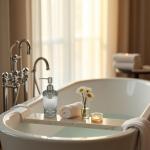 Frosted Glass Lotion Dispenser for Mom