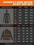 ORORO Women's Heated Jacket with 5 Heat Zones