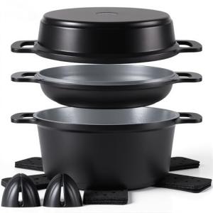 Ammeloo 8-Piece Nonstick Ceramic Cooking Pot Set