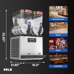 AnyDoor 30L Commercial Slushie Maker Machine