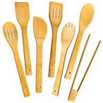 Eisinly 7-Piece Bamboo Cooking Utensils Set