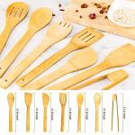 Eisinly 7-Piece Bamboo Cooking Utensils Set