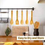 Eisinly 7-Piece Bamboo Cooking Utensils Set