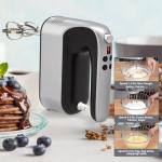 Yomelo 9-Speed Electric Hand Mixer with Accessories