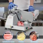 550W Dual Motor Meat Slicer with Adjustable Thickness