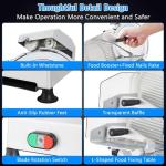 550W Dual Motor Meat Slicer with Adjustable Thickness