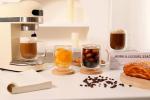 Double Wall Glass Coffee Mugs Set of 2