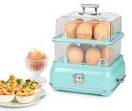 Nostalgia 14-Capacity Retro Egg Cooker - Aqua