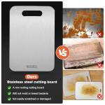 Ston-Dura Stainless Steel Cutting Board 15.4" x 11