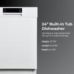 Kenmore 24" Built-In Dishwasher - 14 Place Settings
