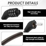 4-Digit Combination Refrigerator Lock for Security