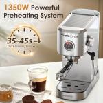 Spacekey 20 Bar Espresso Machine with Milk Frother