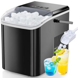 DUMOS Portable Countertop Ice Maker, 26lbs/Day