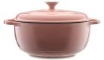 Pink 6-qt Enameled Cast Iron Dutch Oven