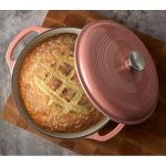 Pink 6-qt Enameled Cast Iron Dutch Oven