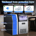 Stainless Steel Commercial Ice Maker 100LBS/24H