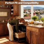 Heavy Duty Trash Compactor Bags - 60 Pcs