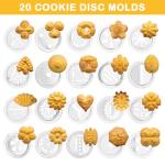 Stainless Steel Churro Maker with Cookie Discs