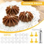 Stainless Steel Churro Maker with Cookie Discs