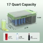 BODEGA 17 Quart 12V Portable Car Refrigerator