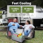 BODEGA 17 Quart 12V Portable Car Refrigerator