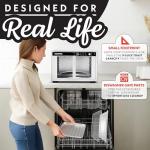 Gourmia 37 Qt French Door Air Fryer Oven