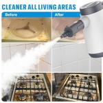 Bielmeier Handheld Steam Cleaner with 8 Attachments