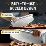 Checkered Chef 14" Pizza Cutter Rocker Knife