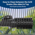 Rechargeable Electric Grill Brush with Adjustable Head