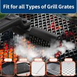 Rechargeable Electric Grill Brush with Adjustable Head