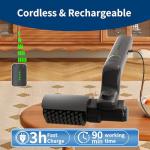 Rechargeable Electric Grill Brush with Adjustable Head