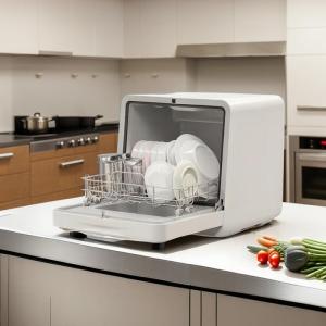 MOMOKOVA Portable Countertop Dishwasher with 7 Wash Programs