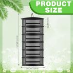 Vesici 6-Layer Foldable Camping Drying Rack