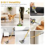 Shieal Cordless Stick Vacuum Cleaner with Powerful Suction