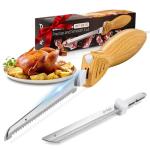 Prikoi Electric Knife Set with Ergonomic Handle