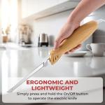 Prikoi Electric Knife Set with Ergonomic Handle