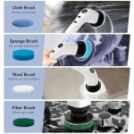 Cordless Spin Scrubber with 8 Brush Heads