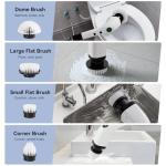 Cordless Spin Scrubber with 8 Brush Heads
