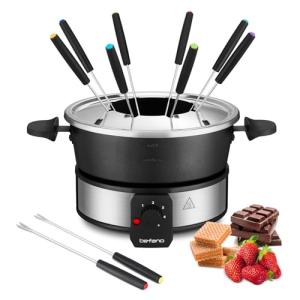 Befano Stainless Steel Fondue Pot with Temperature Control