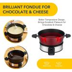 Befano Stainless Steel Fondue Pot with Temperature Control