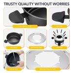 Befano Stainless Steel Fondue Pot with Temperature Control