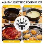 Befano Stainless Steel Fondue Pot with Temperature Control