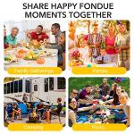 Befano Stainless Steel Fondue Pot with Temperature Control