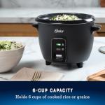Oster 6-Cup Electric Rice Cooker and Steamer