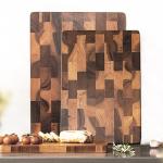 Acacia Wood Cutting Board Set with Handles