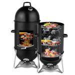 4-Tier 3-in-1 Charcoal Grill and Smoker
