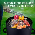 4-Tier 3-in-1 Charcoal Grill and Smoker