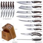 16-Piece Japanese Stainless Steel Knife Set