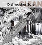 15-Piece Kitchen Knife Set with Built-In Sharpener