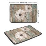 Giwawa Rustic Daisy Drying Mat - 18x24 inch